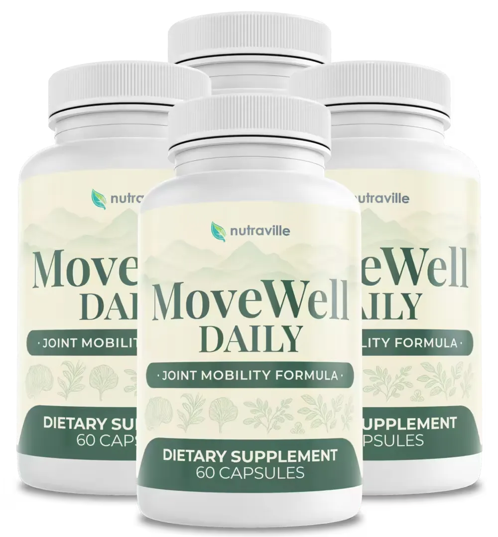 MoveWell Daily joint mobility supplement – 60 capsules – natural formula to support joint comfort, flexibility, and mobility