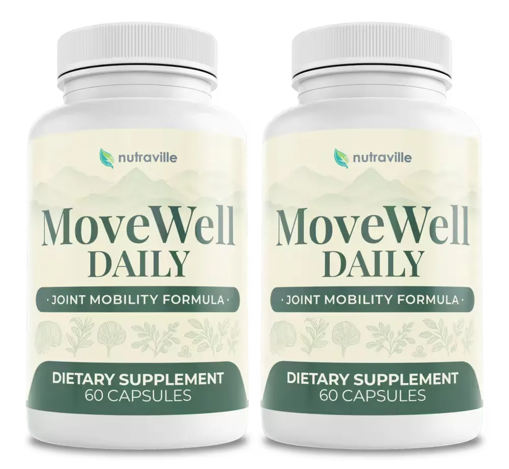 MoveWell Daily joint mobility supplement – 2 bottle pack, dietary capsules for joint support and flexibility